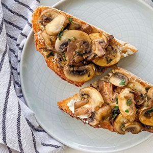 Truffle Mushroom On Toast